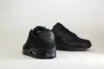 Nike Air Max 90 Recraft Triple Black – Zwart – Heren/Dames/Uniseks Sneakers – Leer/Mesh – CN8490-003 – Achterkant