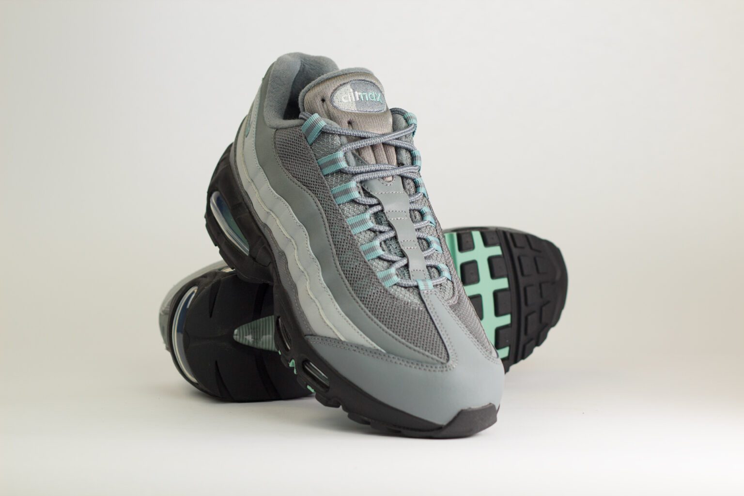 Nike Air Max 95 Big Bubble Smoke Grey Cannon – Grijs/Zwart – Heren/Dames/Uniseks Sneakers – Leer/Mesh – IM5987-084 – Voorkant