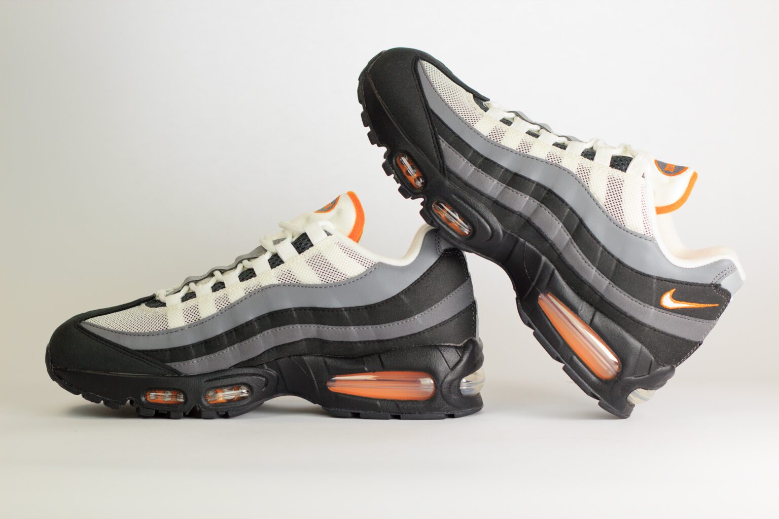 Nike Air Max 95 OG Big Bubble Black Bright Ceramic – Grijs/Zwart – Heren/Dames/Uniseks Sneakers – Vilt/Mesh – IM5988-010 – Binnenkant