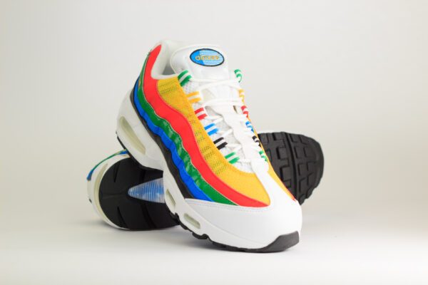 Nike Air Max 95 Olympic (2026) – Wit – Heren/Dames/Uniseks Sneakers – Leer/Mesh – IB7872-100 – Voorkant