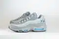 Nike Air Max 95 Retro Logo Grey Aqua – Grijs – Heren/Dames/Uniseks Sneakers – Suede/Mesh – CV1635-001 – Zijkant