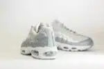 Nike Air Max 95 SE Big Bubble Grey Fog Silver (W) – Zilver – Heren/Dames/Uniseks Sneakers – Leer/Mesh – IB6398-001 – Achterkant