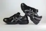 ASICS Gel-1130 Black Pure Silver – Zwart/Zilver – Heren/Dames/Uniseks Sneakers – Leer/Mesh – 1201A906-001 – Binnenkant