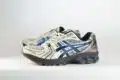 ASICS Gel-Kayano 14 Cream Blue Coast – Zwart/Beige/Blauw – Heren/Dames/Uniseks Sneakers – Leer/Mesh – 1203A740-104 – Zijkant