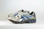 ASICS Gel-Kayano 14 Cream Blue Coast – Zwart/Beige/Blauw – Heren/Dames/Uniseks Sneakers – Leer/Mesh – 1203A740-104 – Zijkant