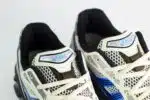 ASICS Gel-Kayano 14 Cream Blue Coast – Zwart/Beige/Blauw – Heren/Dames/Uniseks Sneakers – Leer/Mesh – 1203A740-104 – Bovenkant
