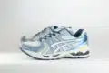 ASICS Gel-Kayano 14 Cream Raw Indigo – Blauw/Wit – Heren/Dames/Uniseks Sneakers – Leer/Mesh – 1203A537-116 – Zijkant