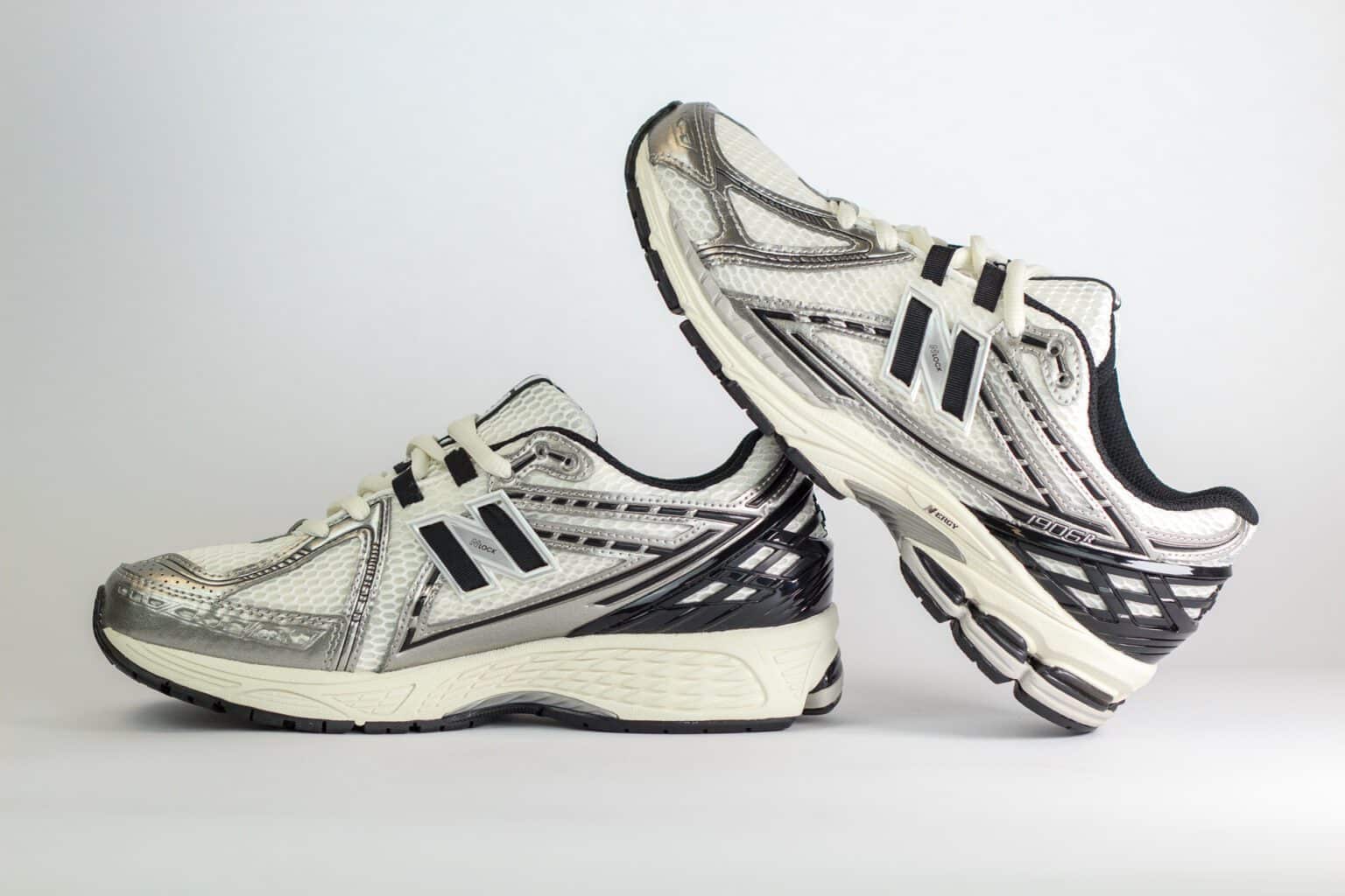 New Balance 1906R Silver Black – Wit/Zwart/Zilver – Heren/Dames/Uniseks Sneakers – Leer/Mesh – M1906RER – Binnenkant