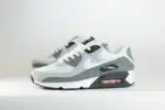 Nike Air Max 90 Pink Foam – Wit/Grijs – Heren/Dames/Uniseks Sneakers – Leer/Mesh – IU7542-012 – Zijkant