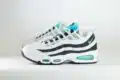 Nike Air Max 95 OG Big Bubble Black Border – Wit/Zwart – Heren/Dames/Uniseks Sneakers – Leer/Mesh – IM7409-100 – Zijkant
