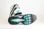 Nike Air Max 95 OG Big Bubble Black Border – Wit/Zwart – Heren/Dames/Uniseks Sneakers – Leer/Mesh – IM7409-100 – Onderkant