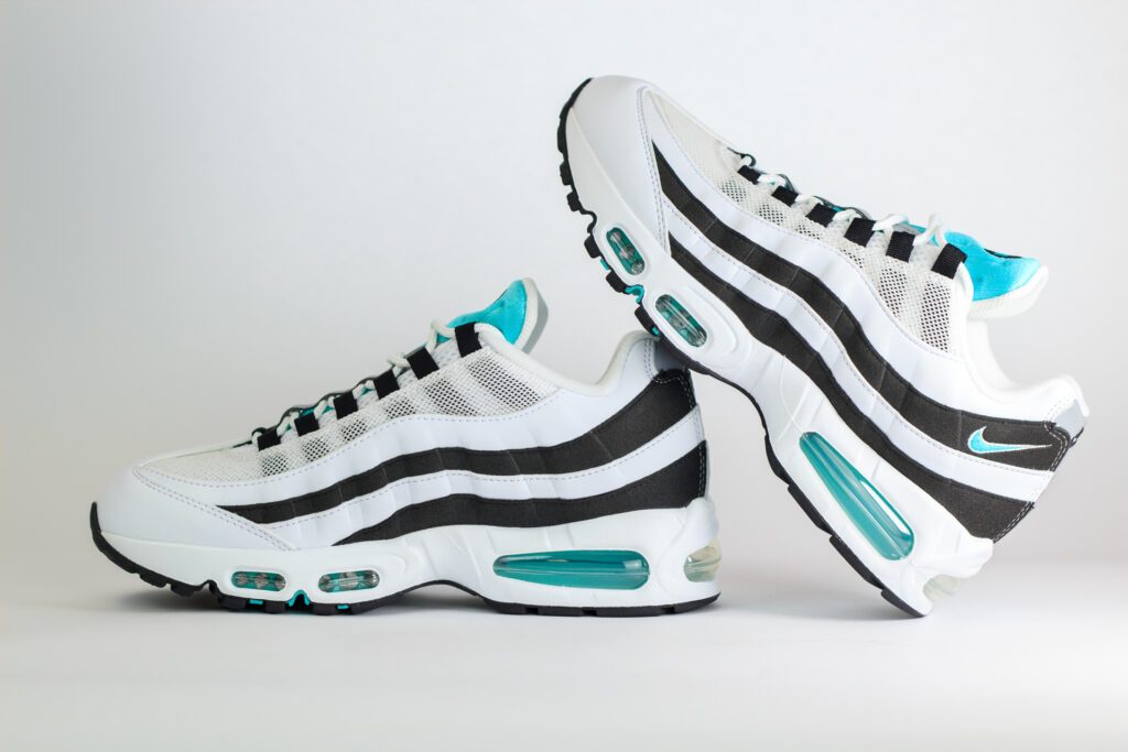 Nike Air Max 95 OG Big Bubble Black Border – Wit/Zwart – Heren/Dames/Uniseks Sneakers – Leer/Mesh – IM7409-100 – Binnenkant