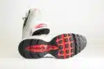 Nike Air Max 95 OG Big Bubble Comet Red – Wit/Rood/Zwart – Heren/Dames/Uniseks Sneakers – Leer/Mesh – IB7862-100 – Onderkant