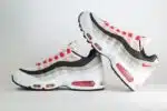 Nike Air Max 95 OG Big Bubble Comet Red – Wit/Rood/Zwart – Heren/Dames/Uniseks Sneakers – Leer/Mesh – IB7862-100 – Binnenkant