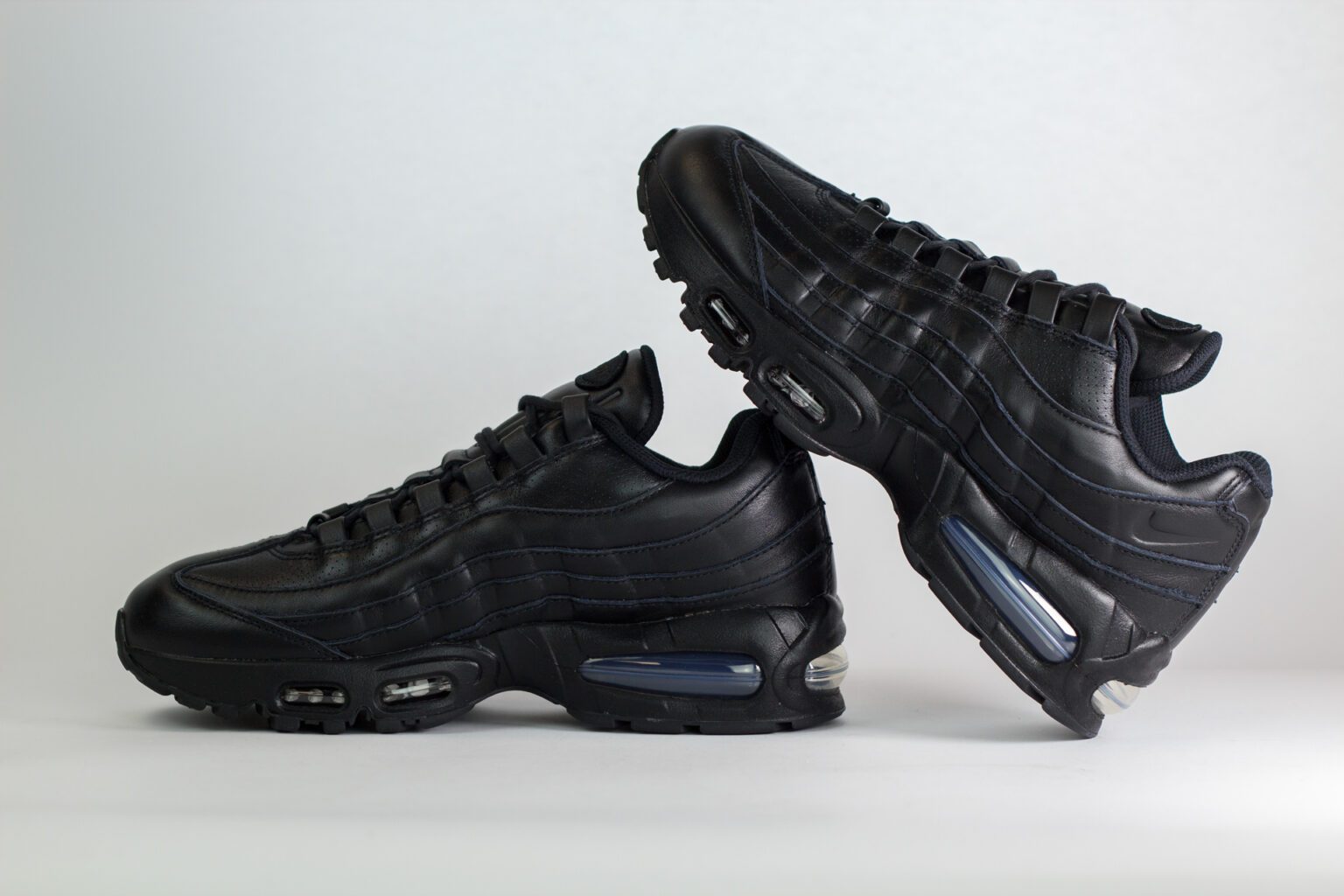 Nike Air Max 95 QS Big Bubble Black Leather – Zwart – Heren/Dames/Uniseks Sneakers – Leer – IM0696-001 – Binnenkant