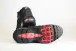 Nike Air Max 95 Racing Pack Black University Red – Zwart/Rood – Heren/Dames/Uniseks Sneakers – Leer/Mesh – IH1228-003 – Onderkant