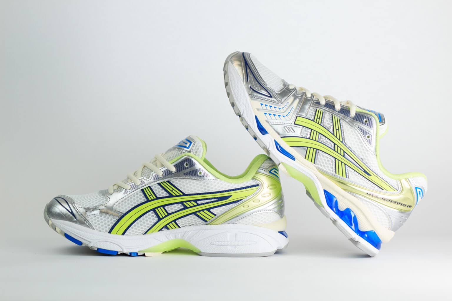 ASICS Gel-Kayano 14 Sprite – Zilver/Beige/Groen – Heren/Dames/Uniseks Sneakers – Leer/Mesh – 1203A537-108 – Binnenkant