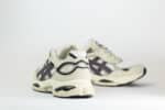 ASICS Gel-NYC 2.0 White Oatmeal – Wit/Beige/Zwart – Heren/Dames/Uniseks Sneakers – Suede/Mesh – 1203A895-104 – Achterkant