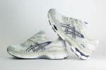 ASICS Gel-NYC White Midnight – Wit/Grijs/Blauw – Heren/Dames/Uniseks Sneakers – Suede/Mesh – 1203A383-118 – Binnenkant