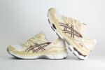ASICS Gel-NYC White Roasted Coffee – Wit/Beige/Bruin – Heren/Dames/Uniseks Sneakers – Suede/Mesh – 1203A383-117 – Binnenkant