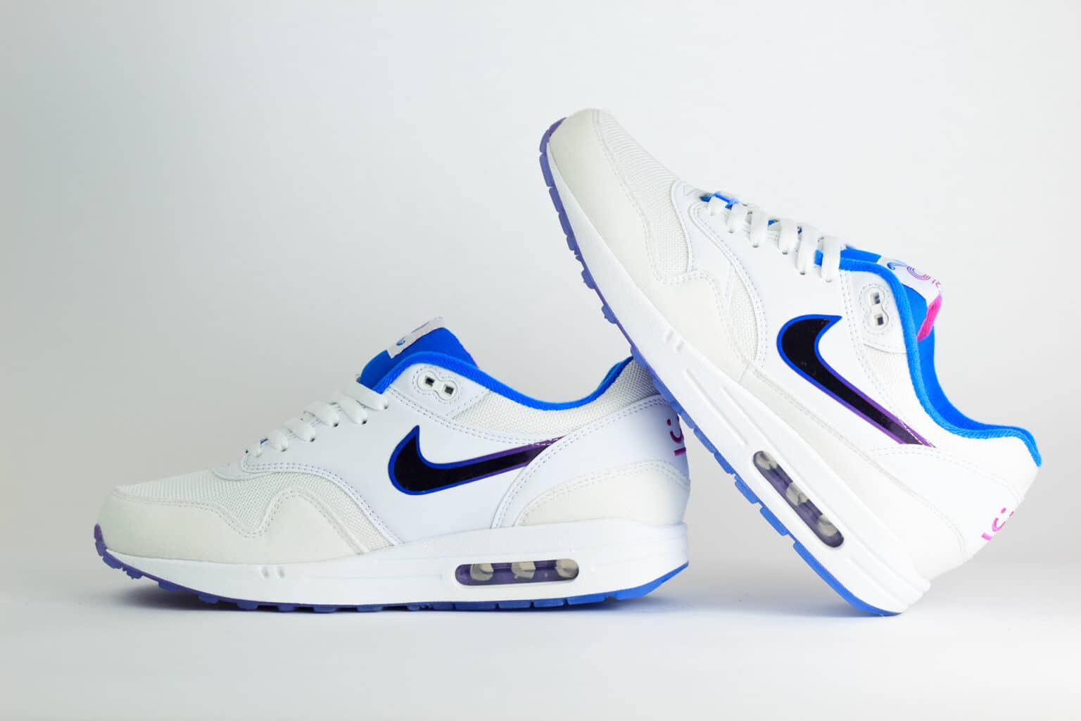 Nike Air Max 1 Kansas Royals City Connect (2026) – Wit/Blauw – Heren/Dames/Uniseks Sneakers – Denim/Mesh – IQ2916-100 – Binnenkant