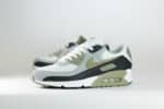 Nike Air Max 90 Silver Sage – Wit/Grijs/Groen – Heren/Dames/Uniseks Sneakers – Suede/Mesh – DM0029-121 – Zijkant