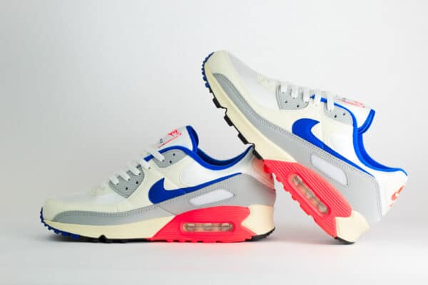 Nike Air Max 90 Ultramarine (2026) – Wit/Blauw – Heren/Dames/Uniseks Sneakers – Leer/Vilt – IU0767-001 – Binnenkant
