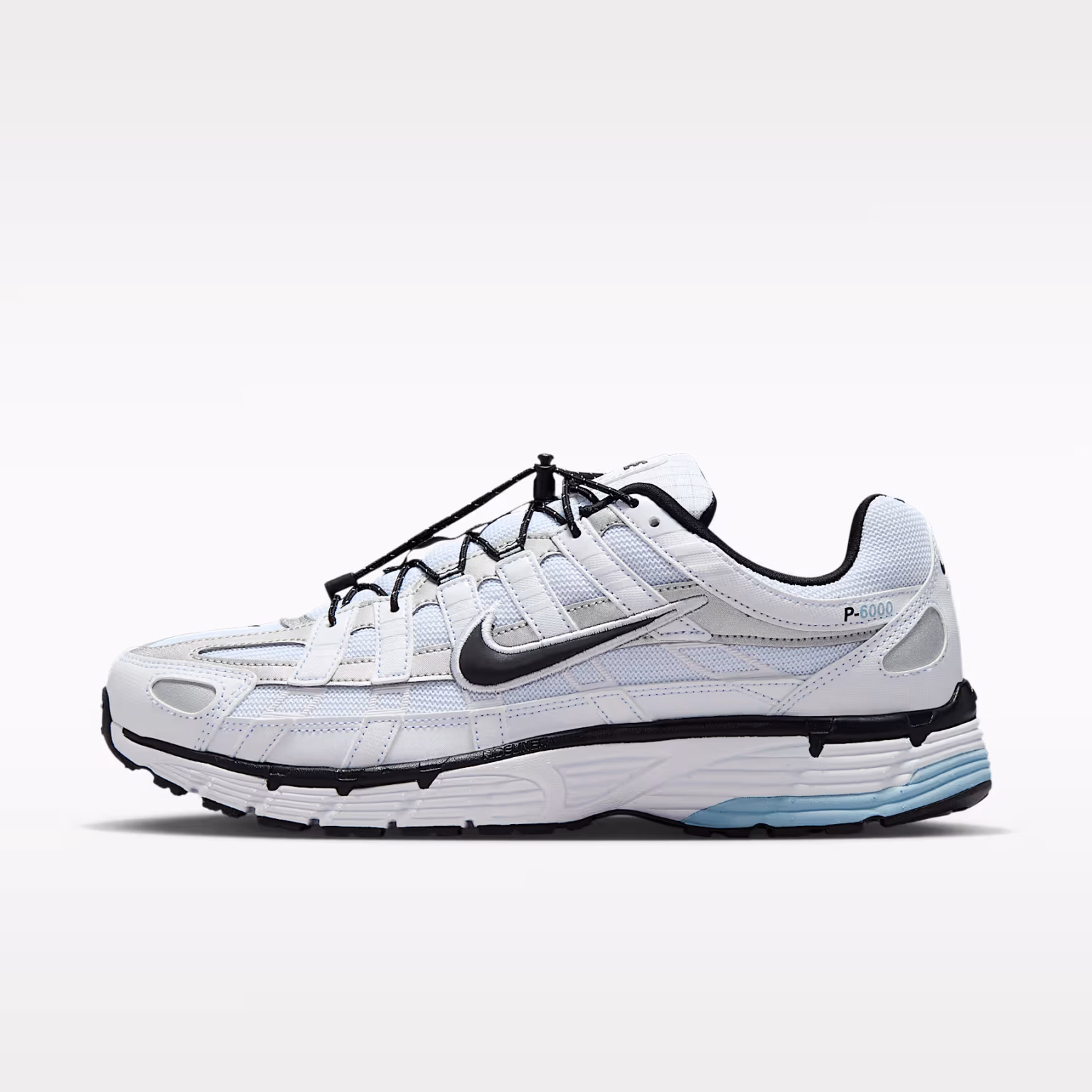 Nike P-6000 White Light Armoury Blue zijkant